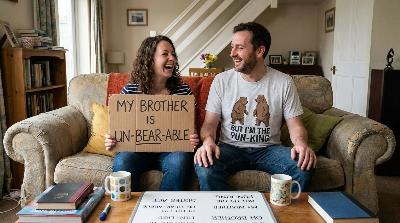 Playful Sibling Roasts