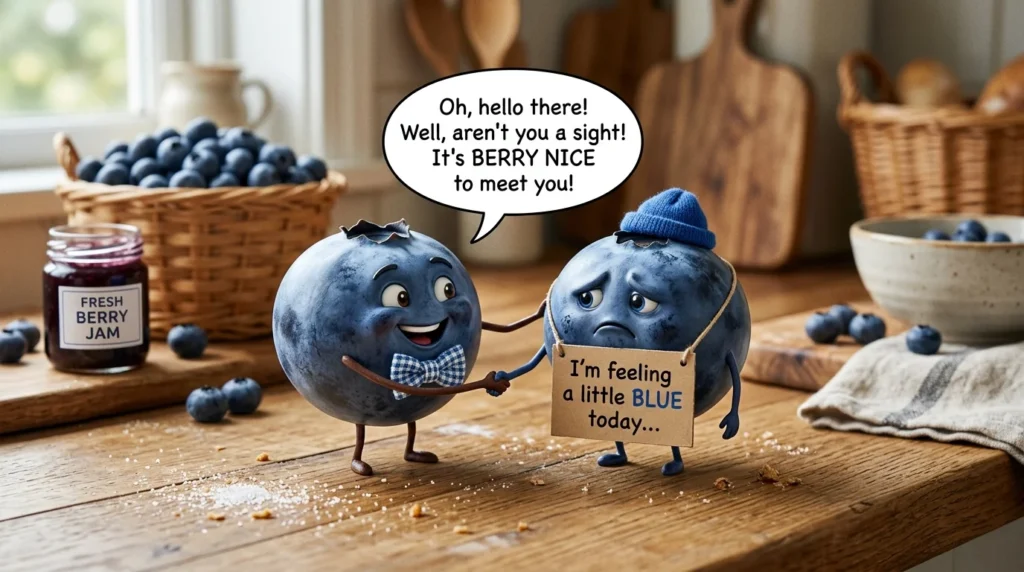 blueberry puns