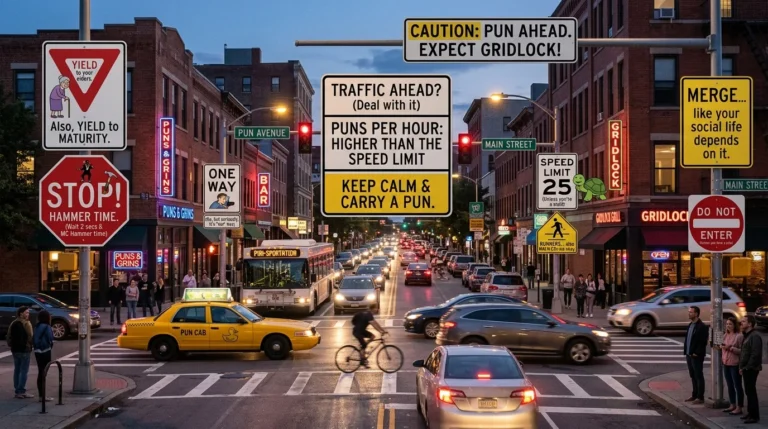 traffic puns
